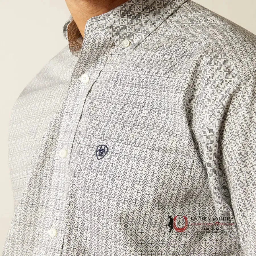 ARIAT CLASSIC REING WHITE  LONG SLEEVE SHIRT-2359