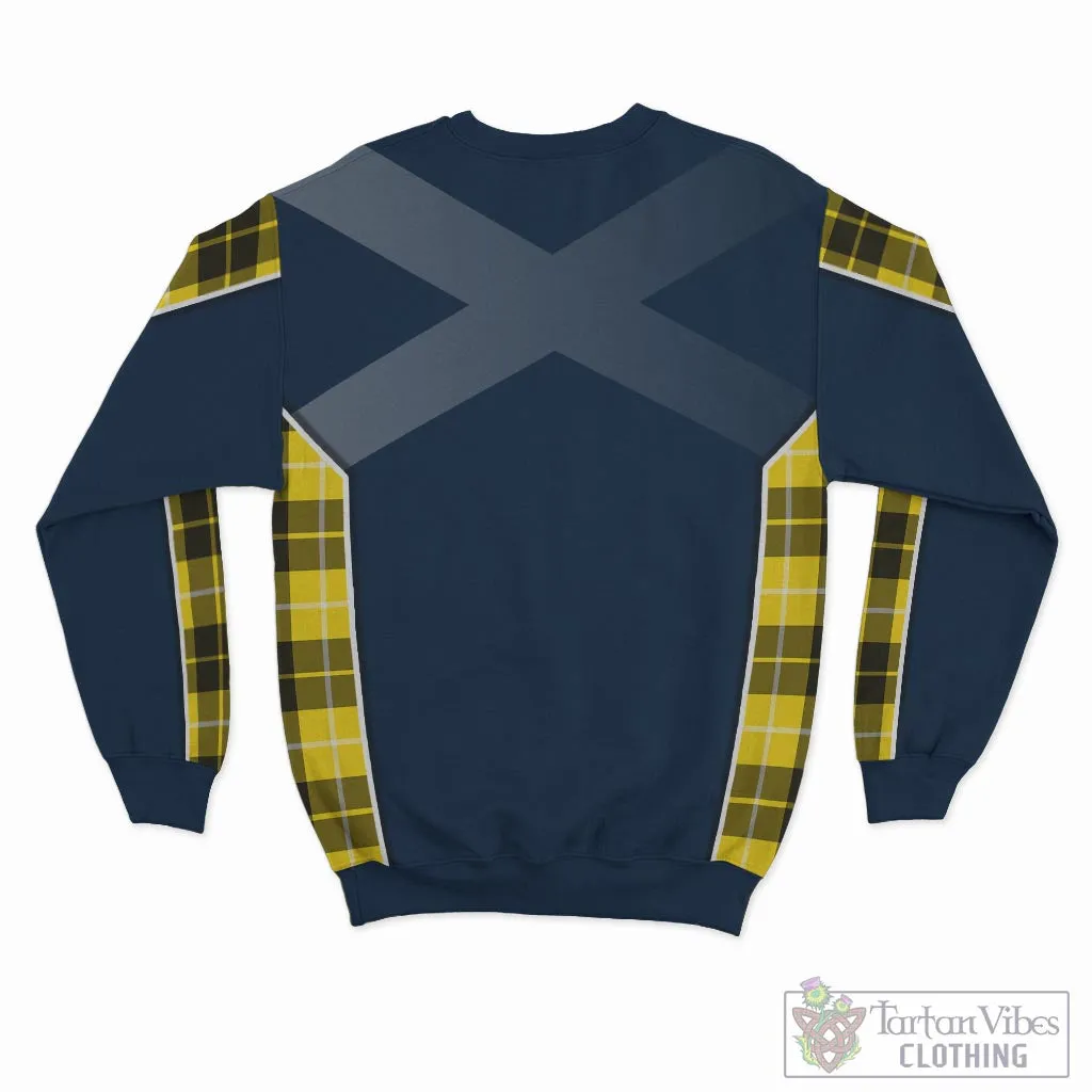 Barclay Dress Modern Tartan Sweatshirt with Family Crest and Scottish Thistle Vibes Sport Style