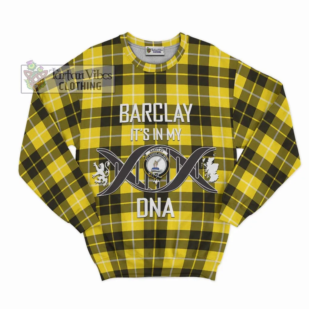 Barclay Dress Modern Tartan Sweatshirt with Family Crest DNA In Me Style