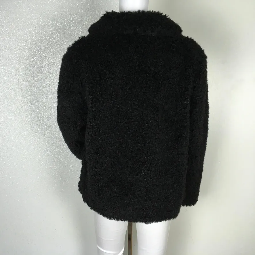 Betsey Johnson Womam Faux Fur Elegant Jacket Coat