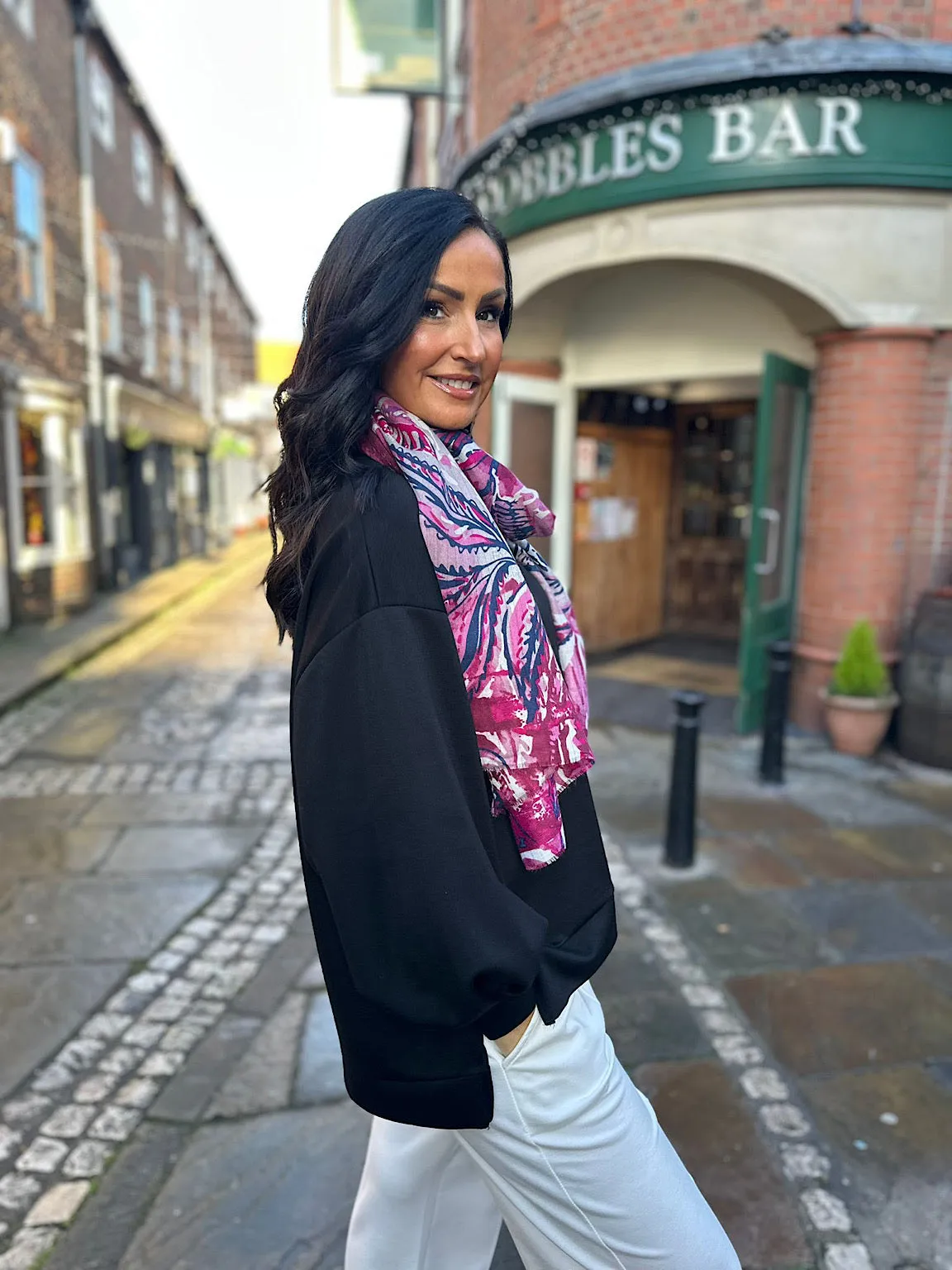 Black Soft Comfort Sweatshirt Esme