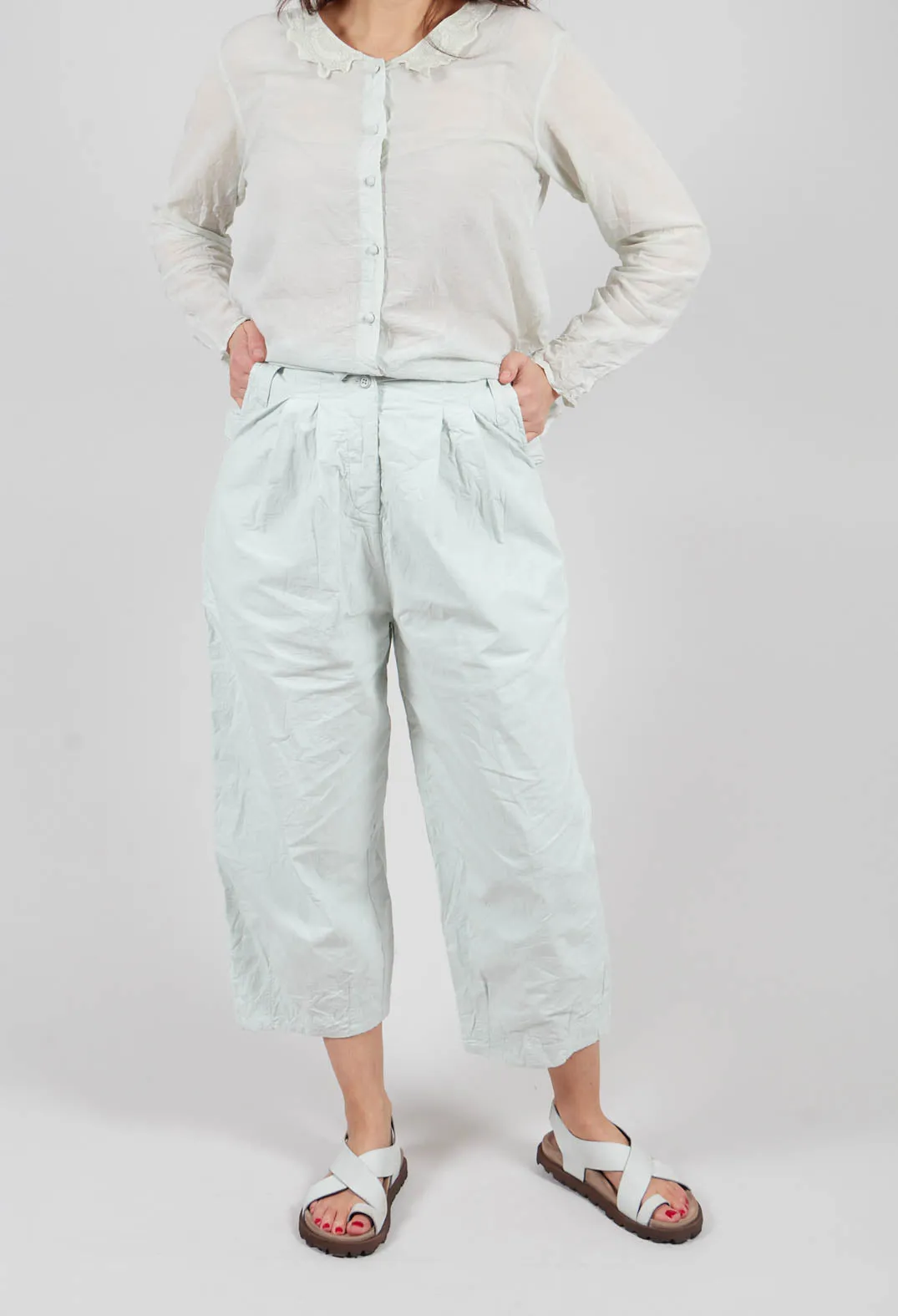 Botvi Trousers in Soft Jade