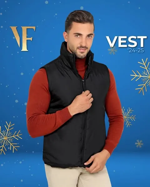 Classic Black Basic Vest
