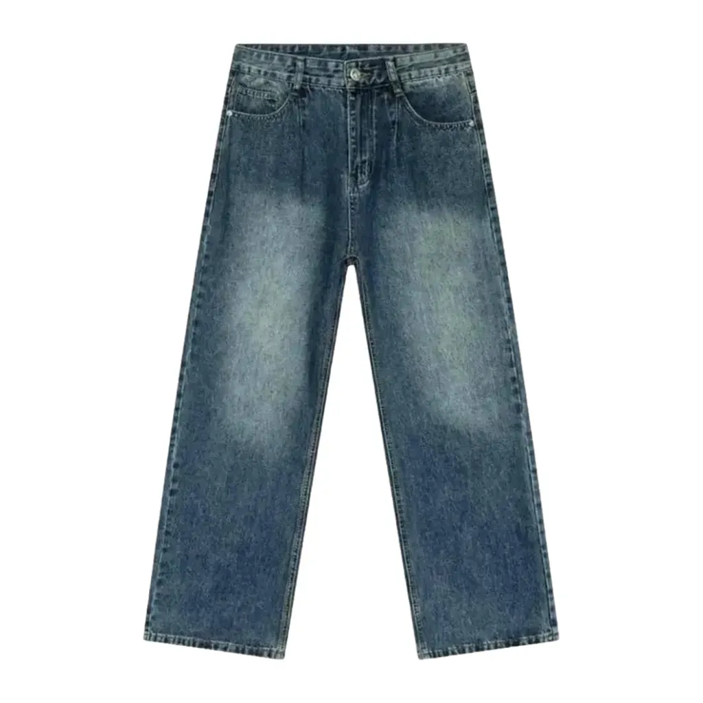 Classic mid-rise men's jeans