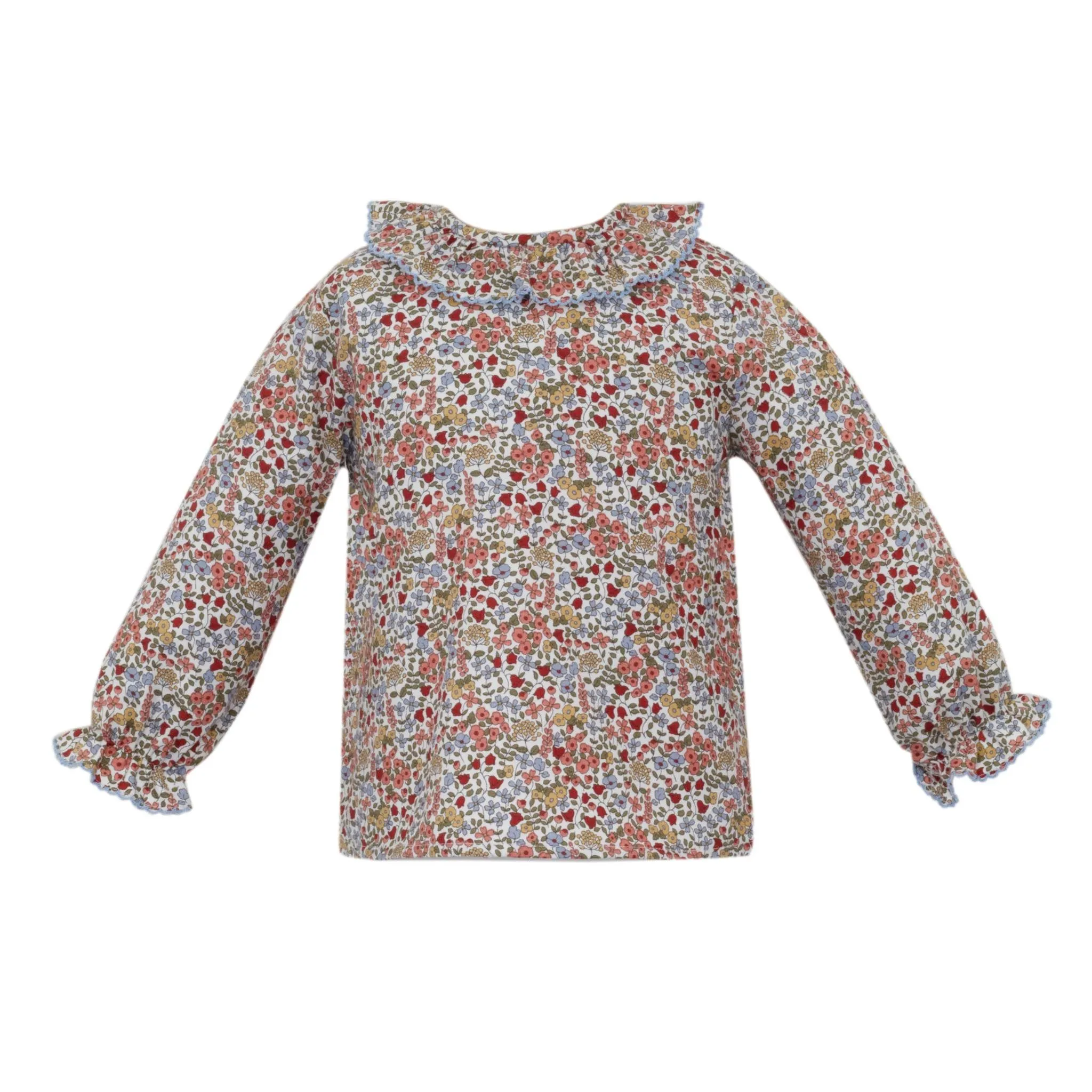 Collared Floral Blouse - FINAL SALE