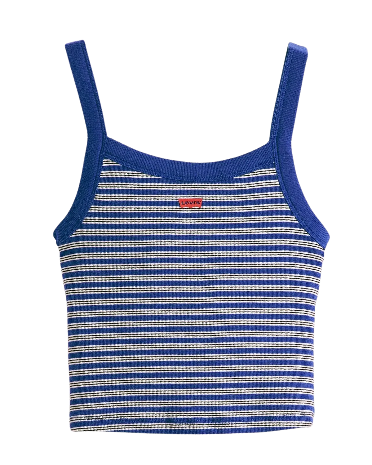 Essential Sporty Rib Vest in Ooo La La Stripe