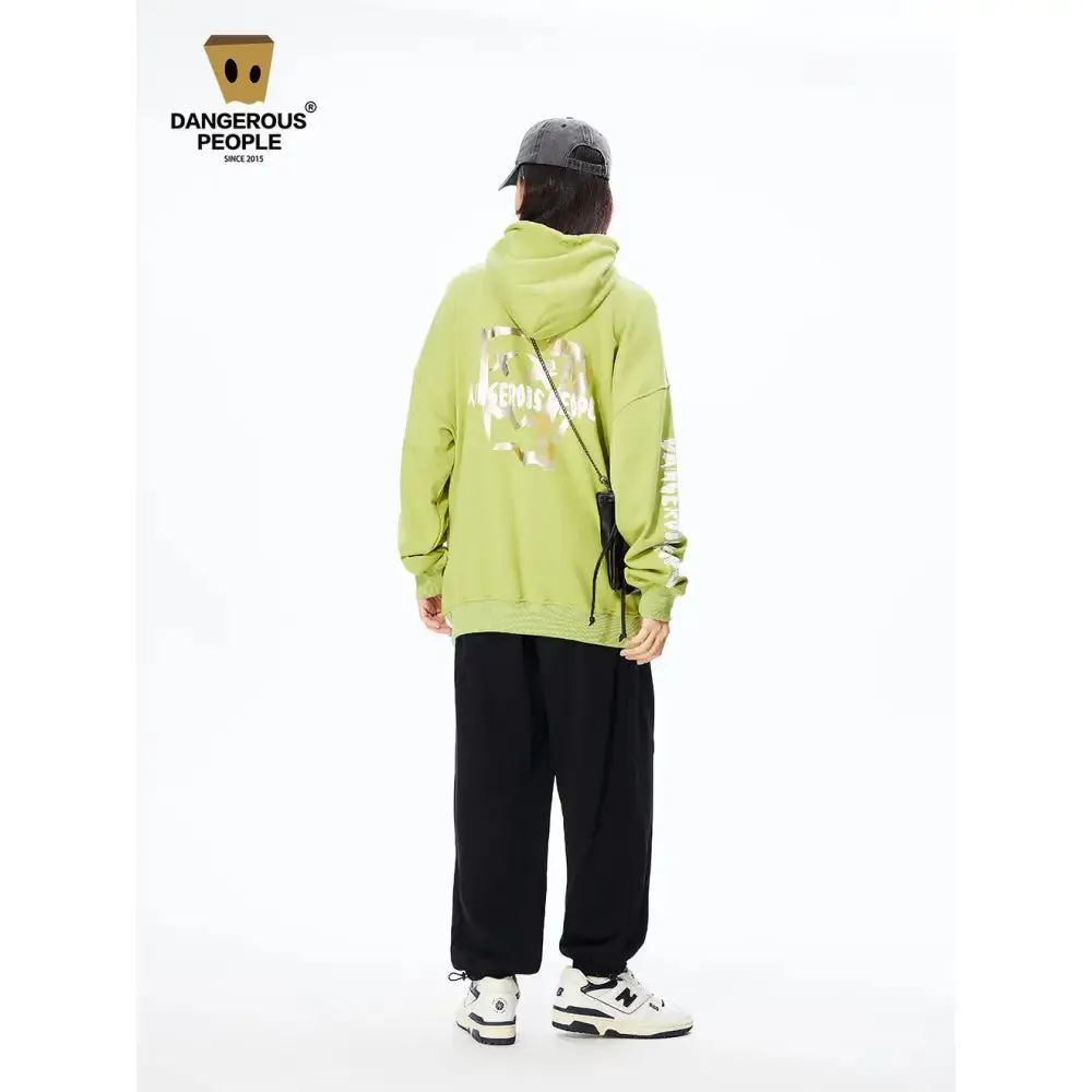 Fashion Brand DSP Paper Bag Couple Loose Hoodie