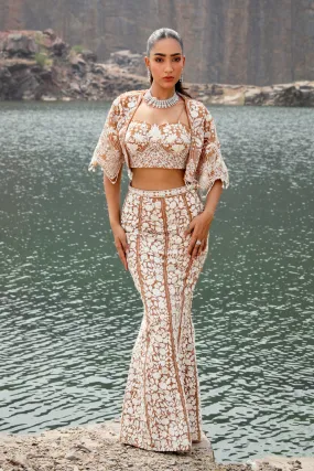 Flora Fish Cut Lehenga Set