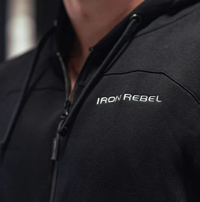 GYM BUDDY ACTIVEWEAR IRON ZIP HOODIE