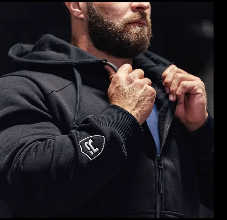 GYM BUDDY ACTIVEWEAR IRON ZIP HOODIE