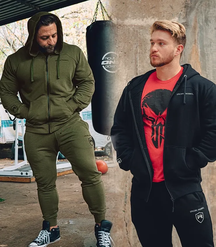 GYM BUDDY ACTIVEWEAR IRON ZIP HOODIE