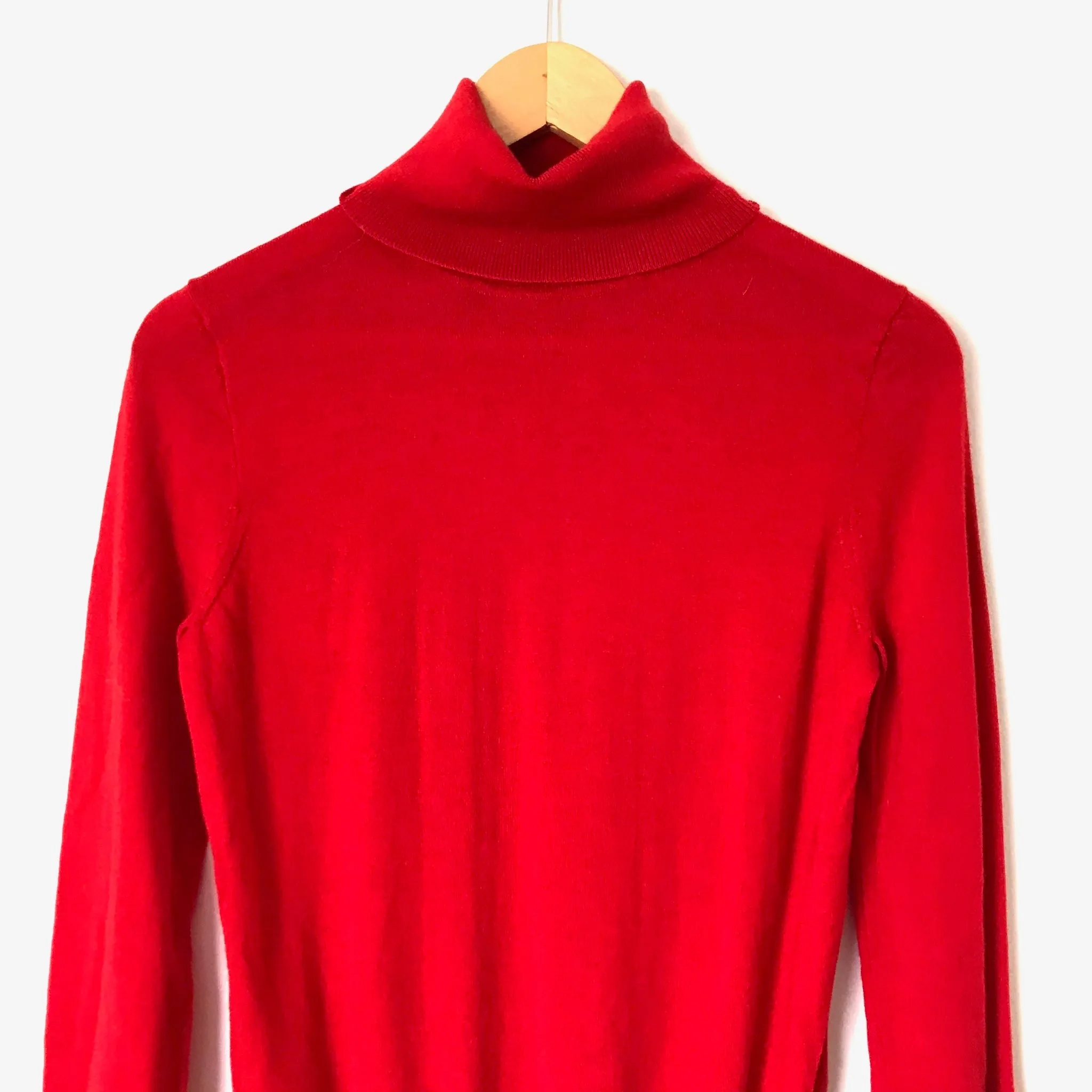 J.Crew Red Turtleneck Thin Sweater- Size S