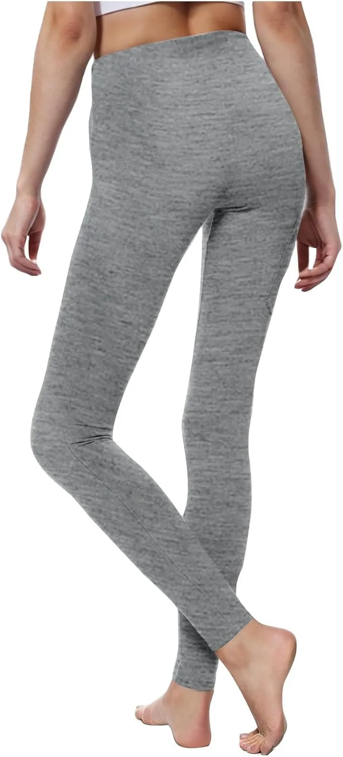 Leggings for Women Tummy Control Workout Tight Pants with Pockets Sport Active High Waist Stretchy Leggings
