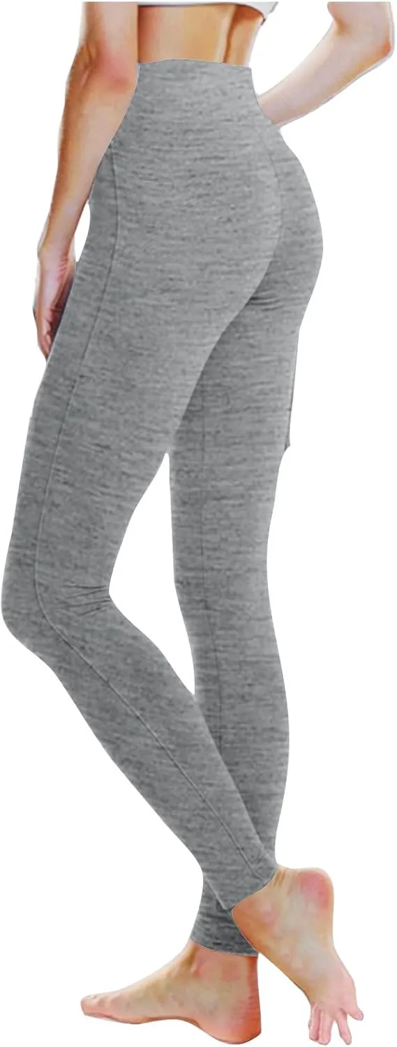 Leggings for Women Tummy Control Workout Tight Pants with Pockets Sport Active High Waist Stretchy Leggings