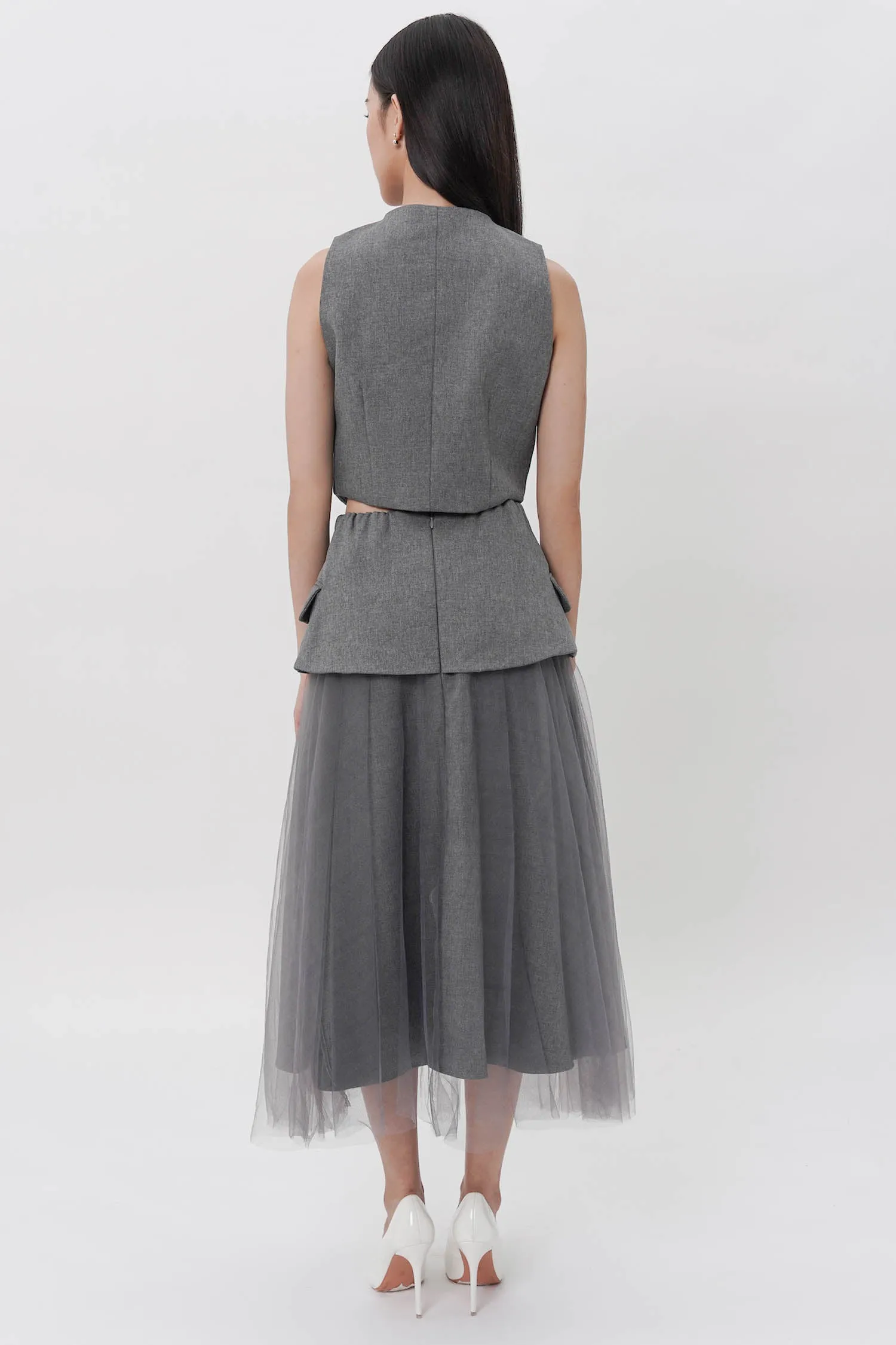 Liftia Vest In Dark Grey