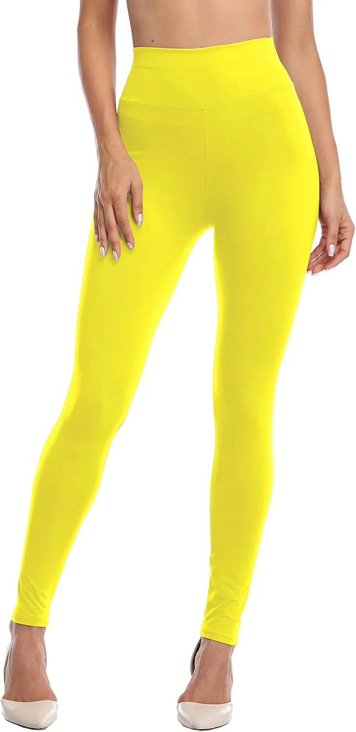 LIGHTBACK Women's Workout Leggings High Waisted Stretchy Leggings Soft Ankle Length Yoga Pants Gym Tights