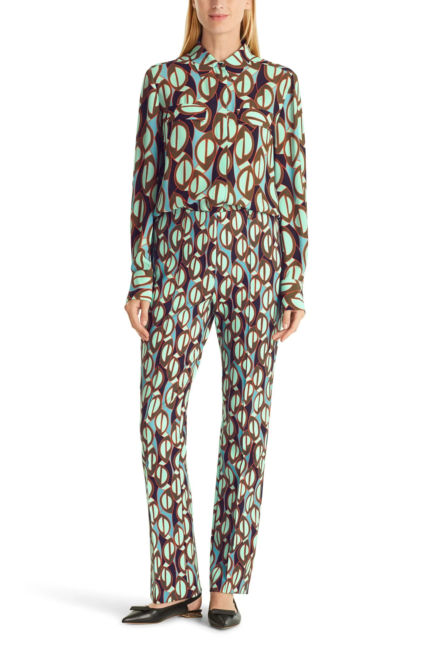 Marc Cain Collection WC 81.28 J01 562 Frederica Soft Malachite Trouser