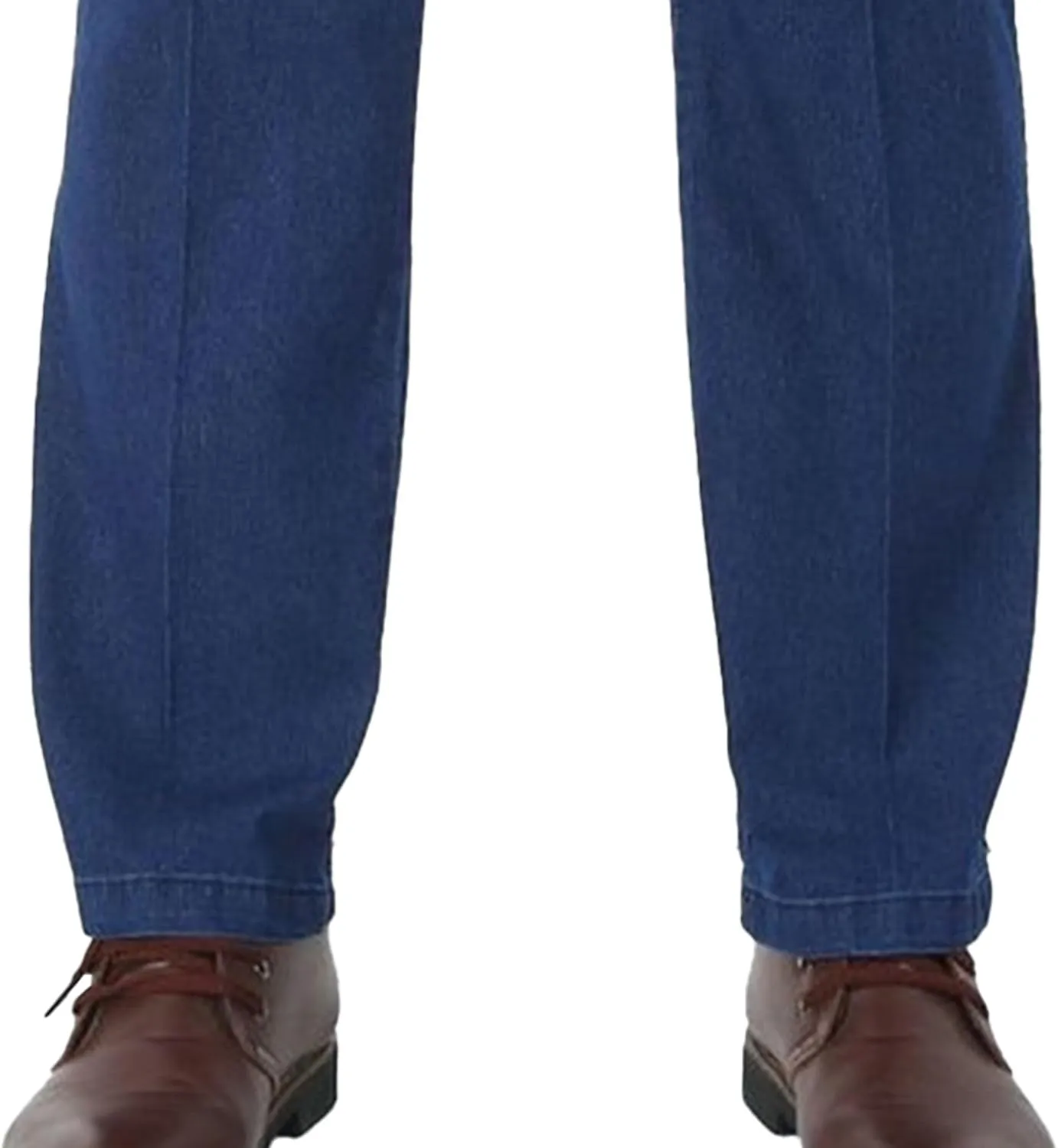 Men's Regular Fit Hight Waist Jeans Straight Leg Casual Loose Denim Pants Stretch Classic Comfort Jeans