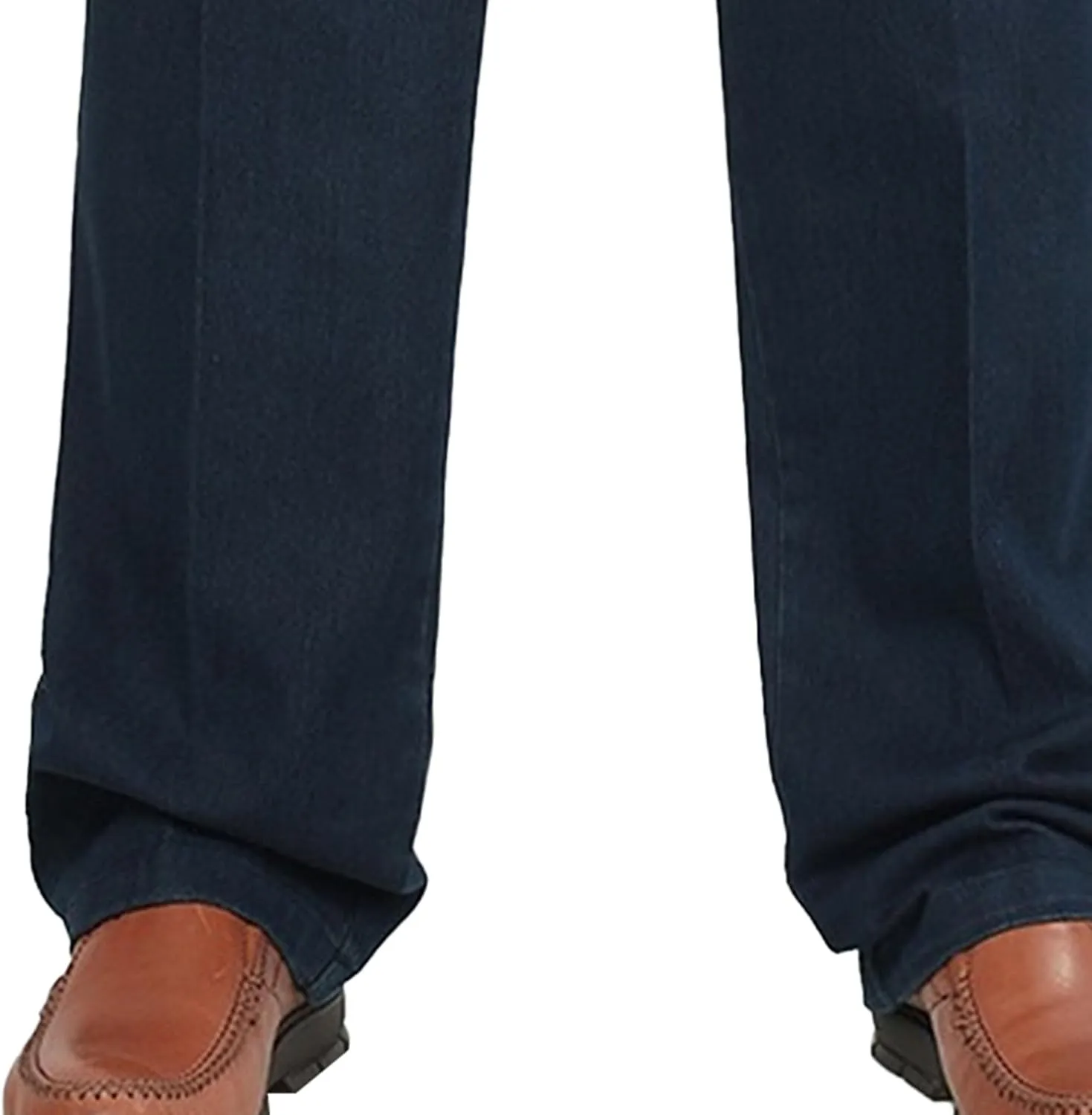 Men's Regular Fit Hight Waist Jeans Straight Leg Casual Loose Denim Pants Stretch Classic Comfort Jeans