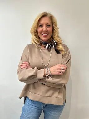 Mocha Soft Comfort Sweatshirt Esme