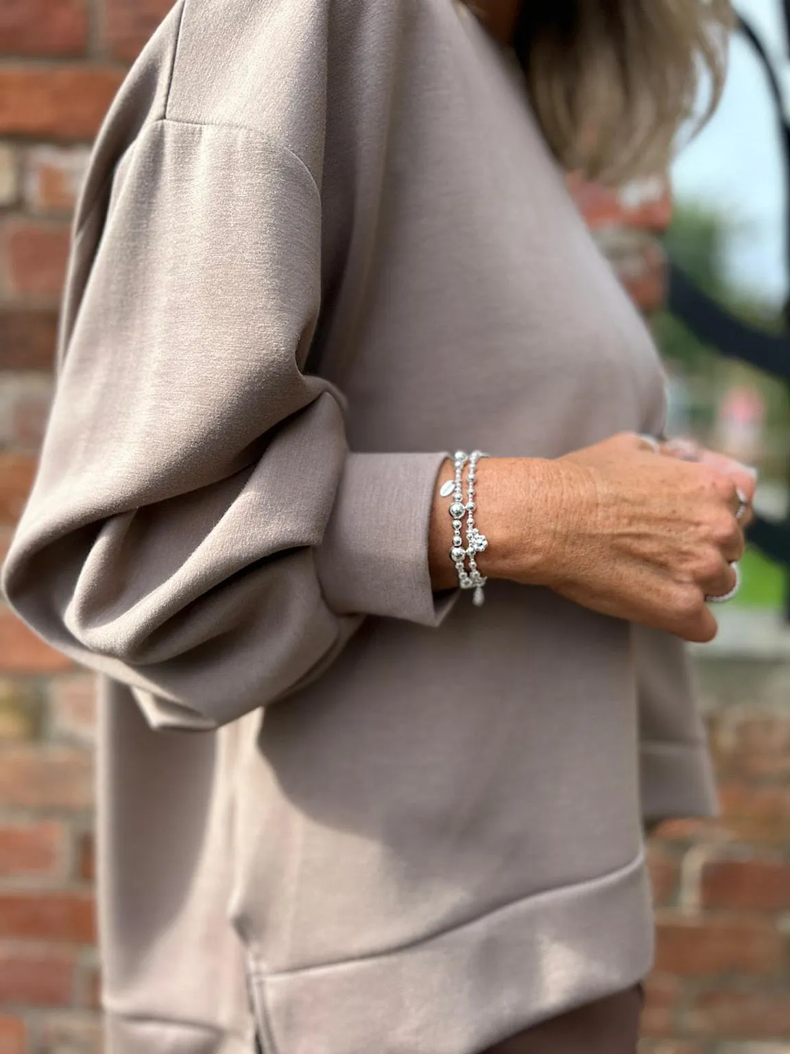 Mocha Soft Comfort Sweatshirt Esme