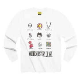Modern Art LS Tee White