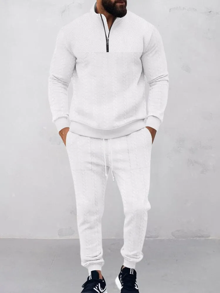Modern Jacquard Activewear Set