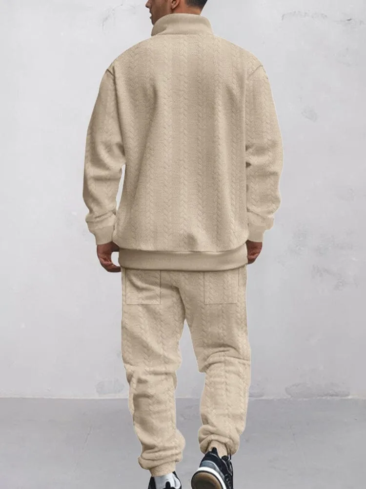 Modern Jacquard Activewear Set