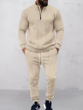 Modern Jacquard Activewear Set