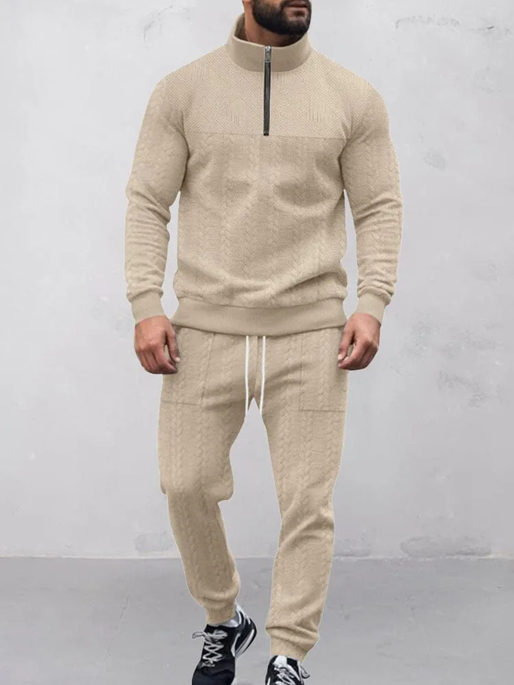 Modern Jacquard Activewear Set