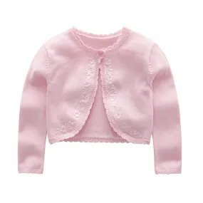 Newborn embroidered thin knitted sweater