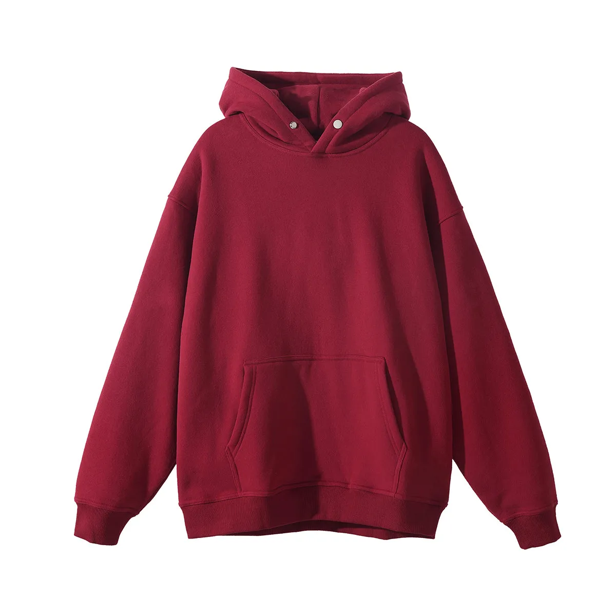 Padded Loose Button Hoodie Couples Jacket Men