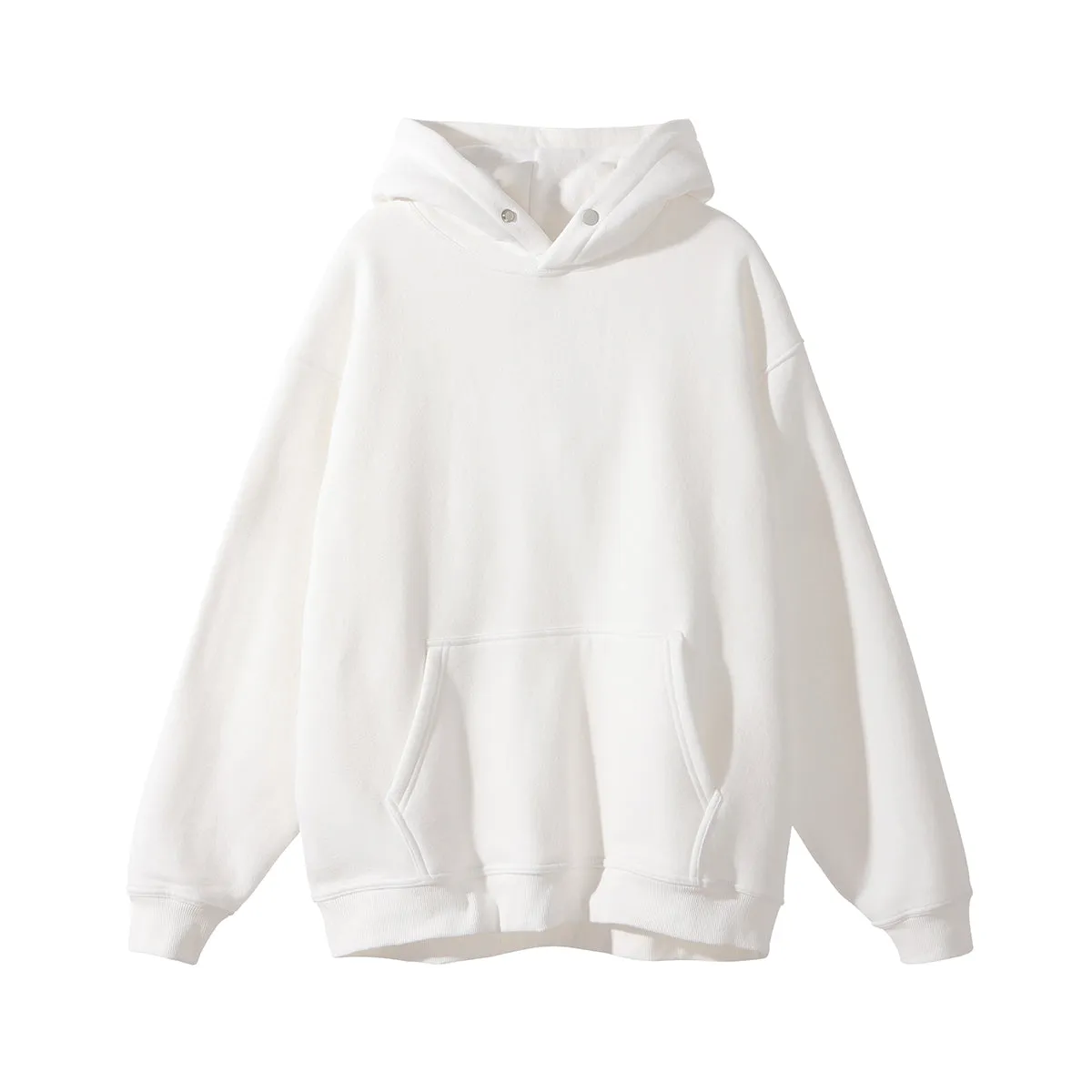 Padded Loose Button Hoodie Couples Jacket Men