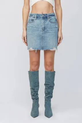 Peyton Medium Dark Classic Mini Skirt