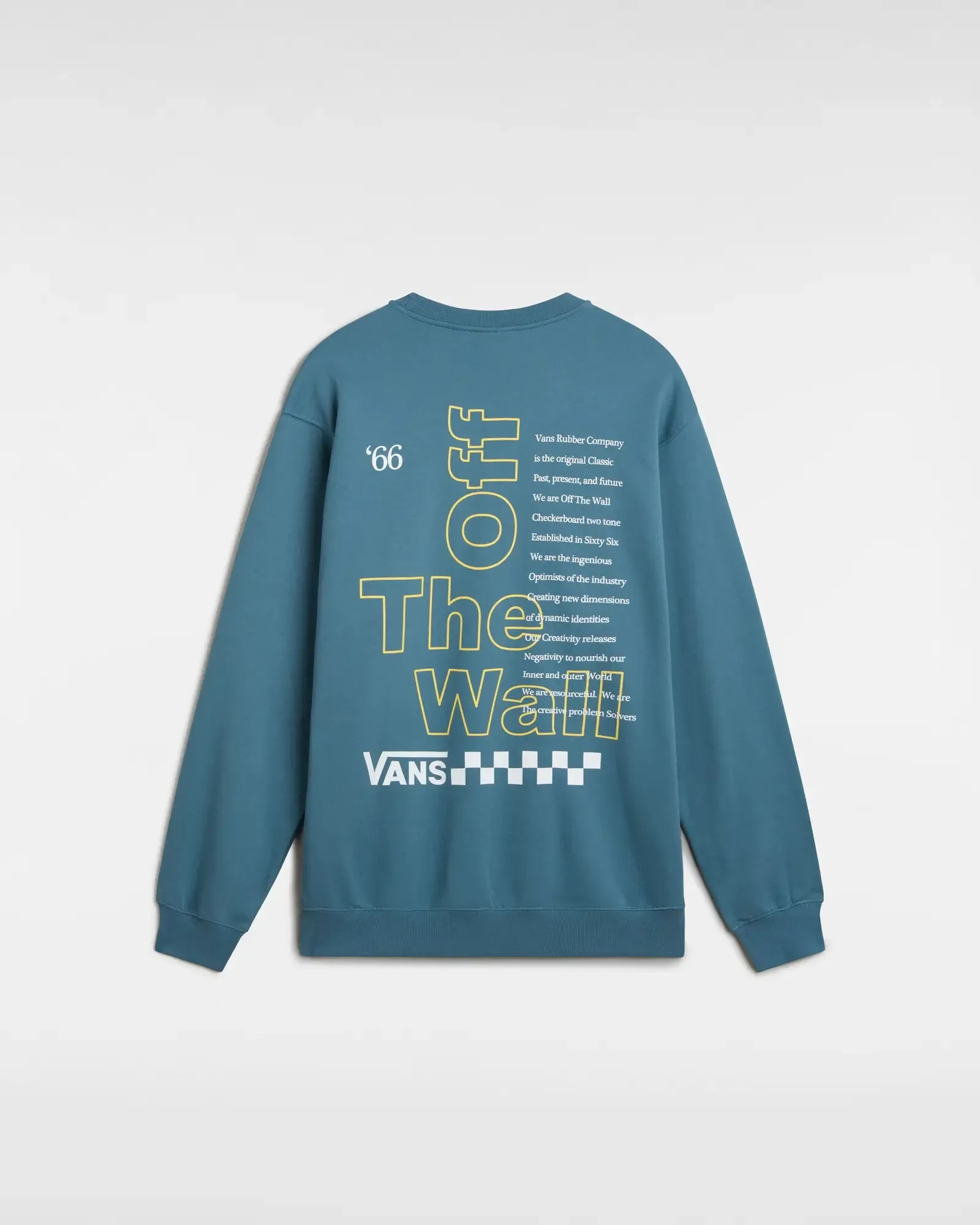 Posted Loose Sweatshirt in Bluestone