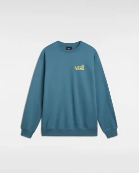 Posted Loose Sweatshirt in Bluestone