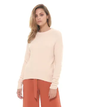 Round neckline sweater
