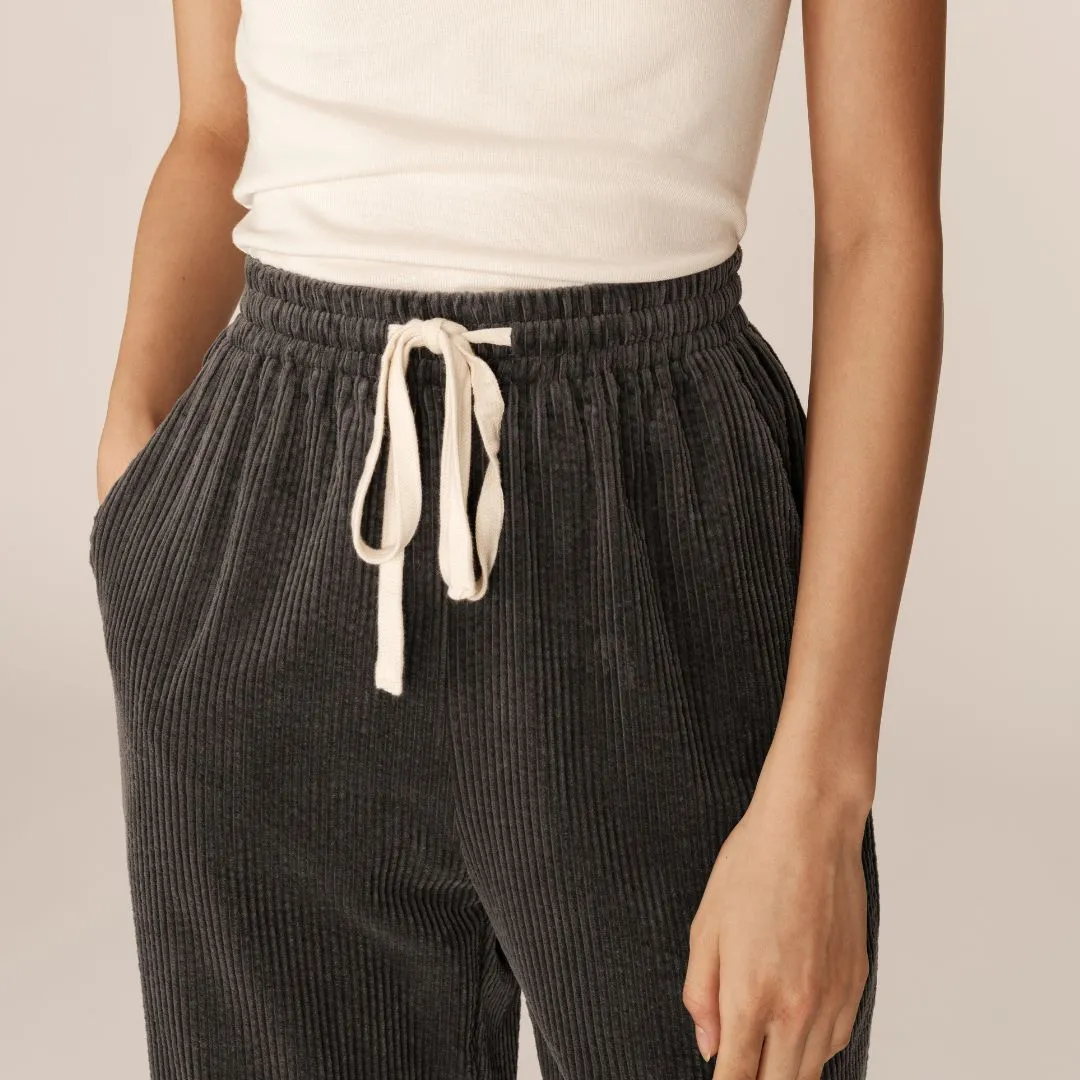 Slate Grey Corduroy Trousers