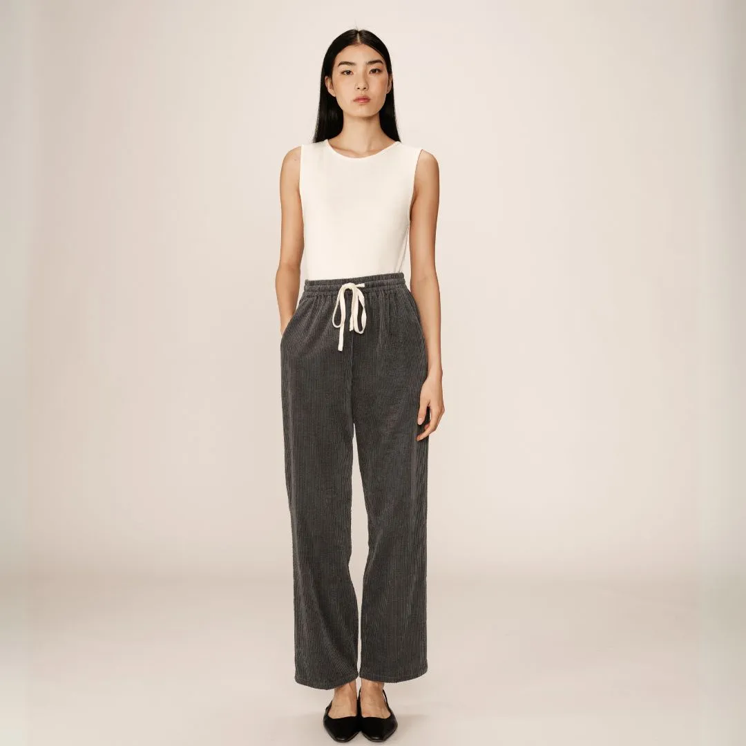Slate Grey Corduroy Trousers
