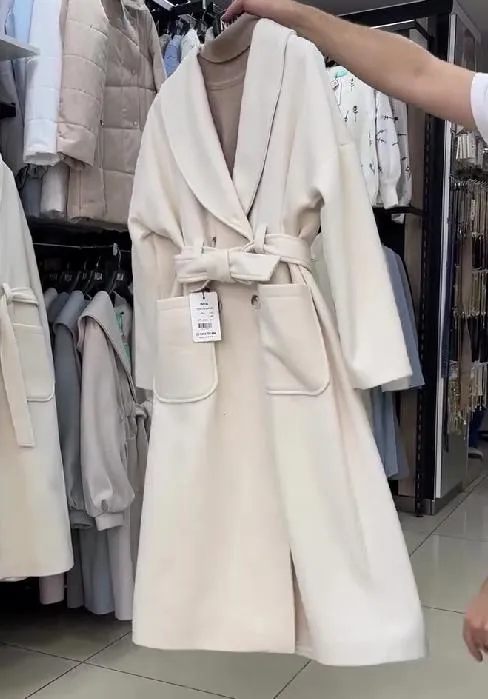 Solid Color Elegant Coat