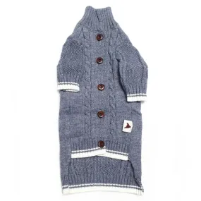 Sphynx Cat Cable Knit Cardigan Sweater Jumper