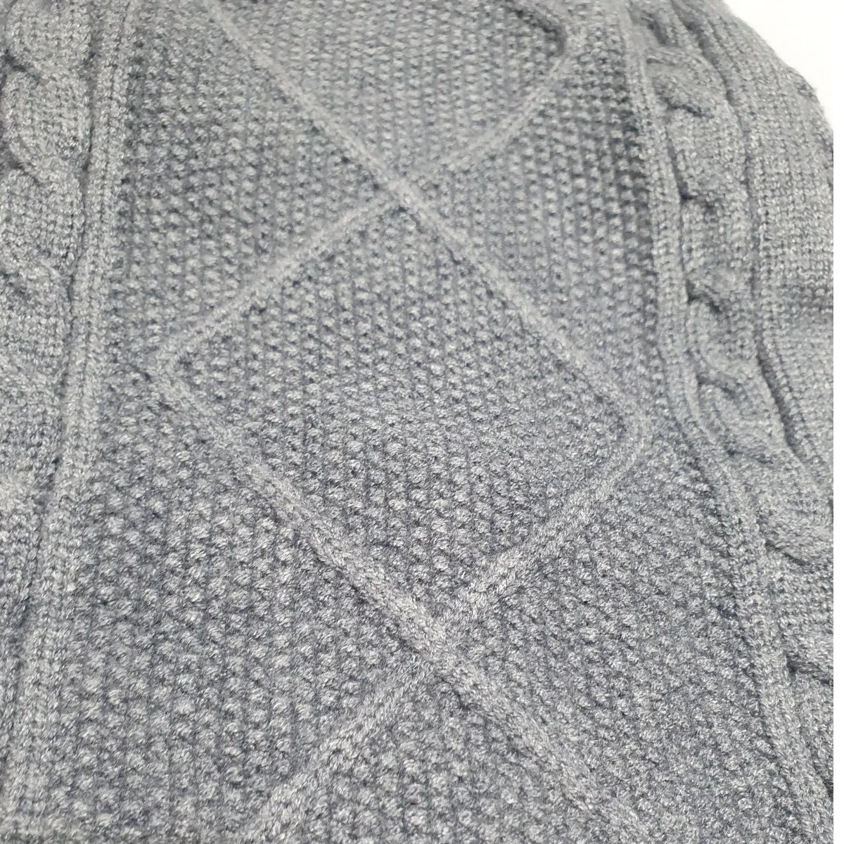 Sphynx Cat Cable Knit Cardigan Sweater Jumper