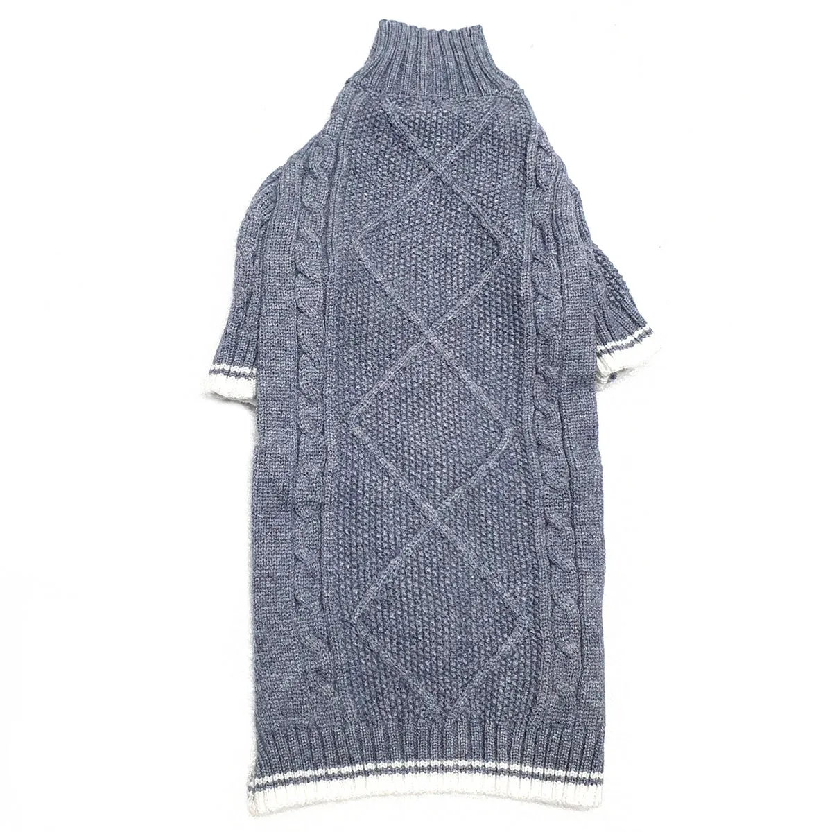Sphynx Cat Cable Knit Cardigan Sweater Jumper