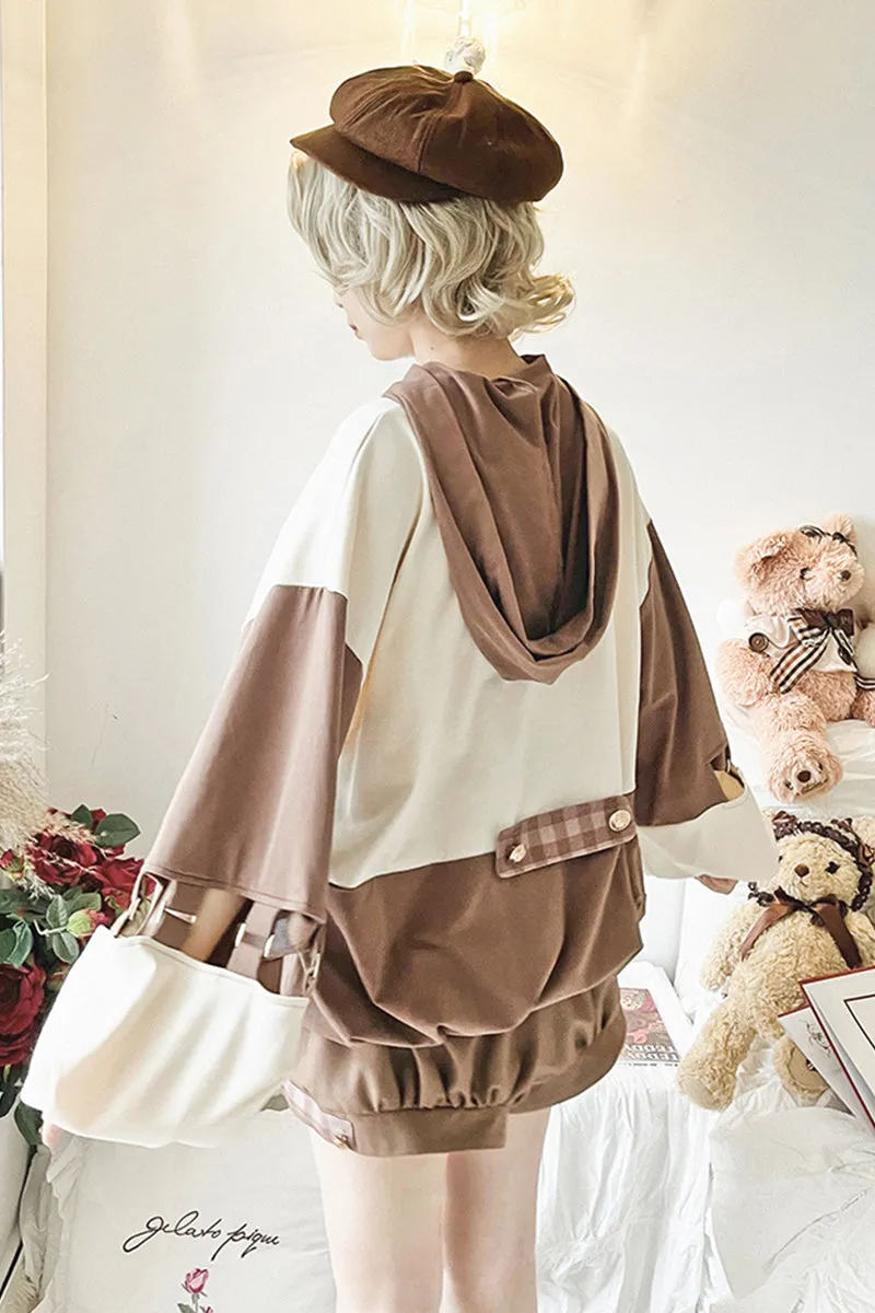 Steamed stuffed pig~Famous Detective Goose~Retro Lolita Hoodie