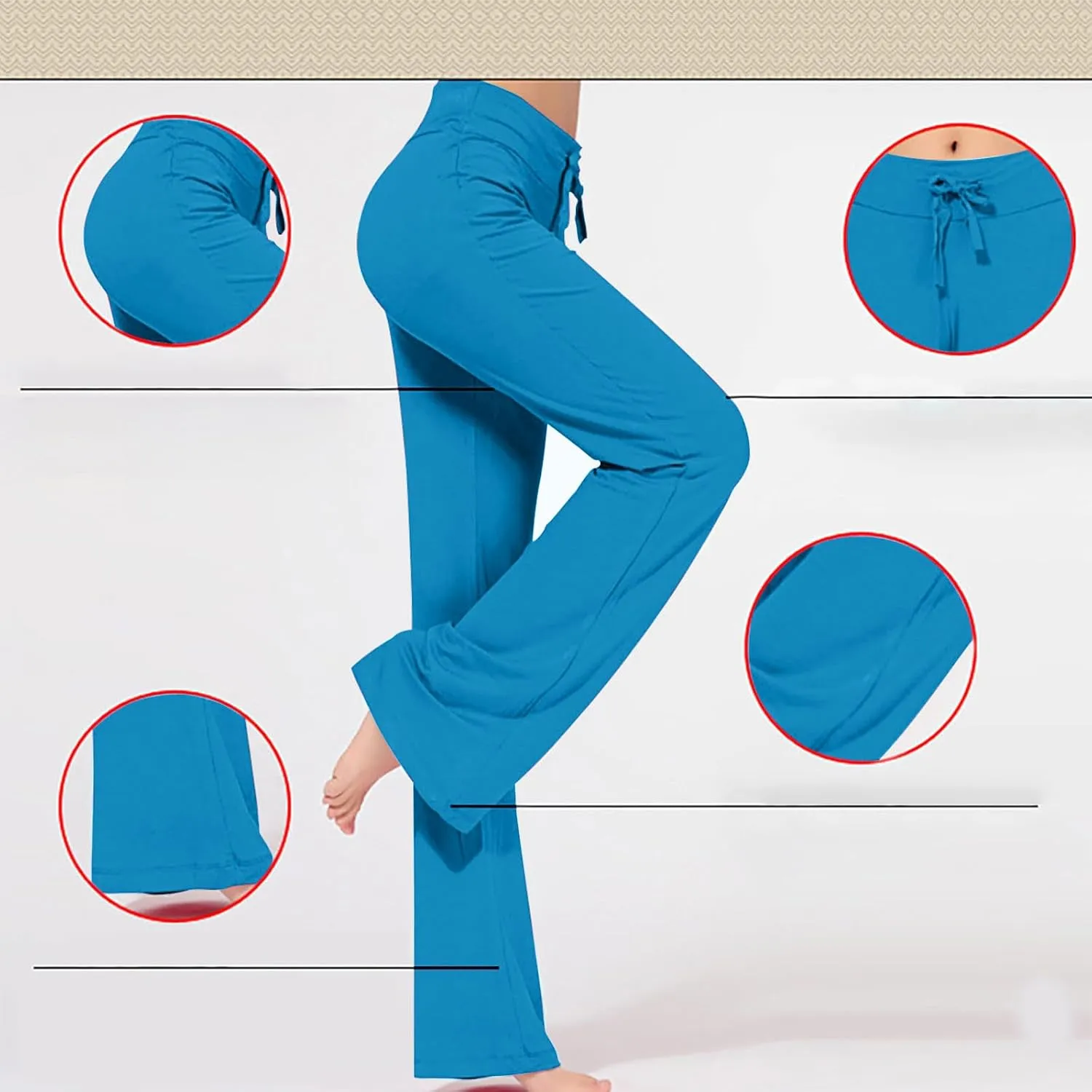 Stretchy Leggings for Women, Yoga Pants Women Fold Over Waist,High Waisted Leggings for Women