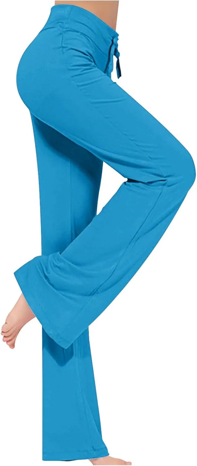 Stretchy Leggings for Women, Yoga Pants Women Fold Over Waist,High Waisted Leggings for Women