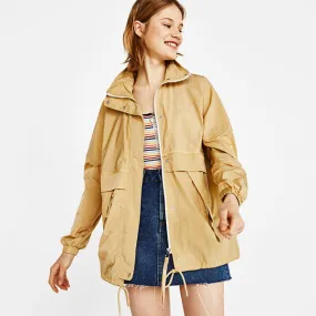 Thin Parka With Hood