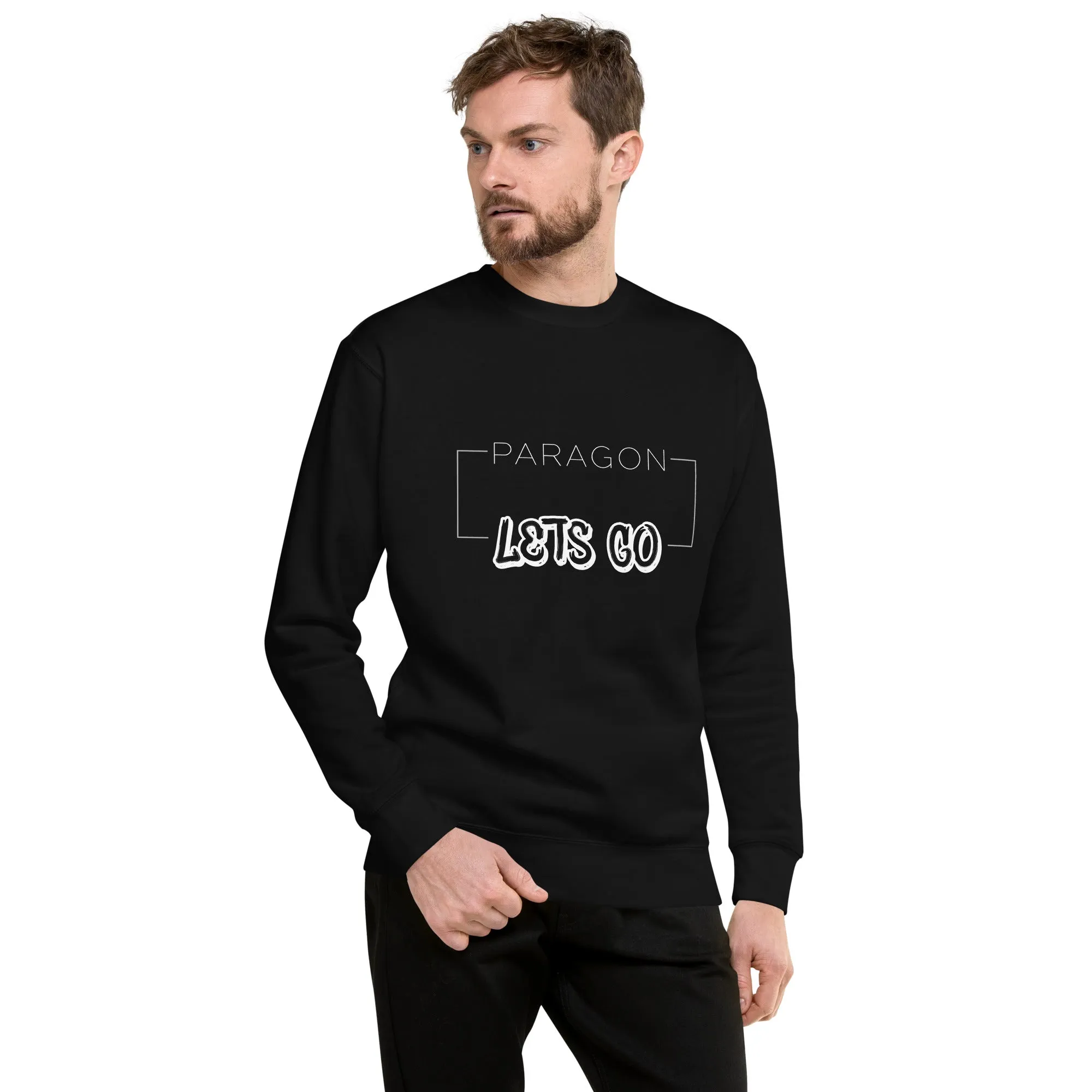 Unisex Modern 'Lets Go' Premium Sweatshirt