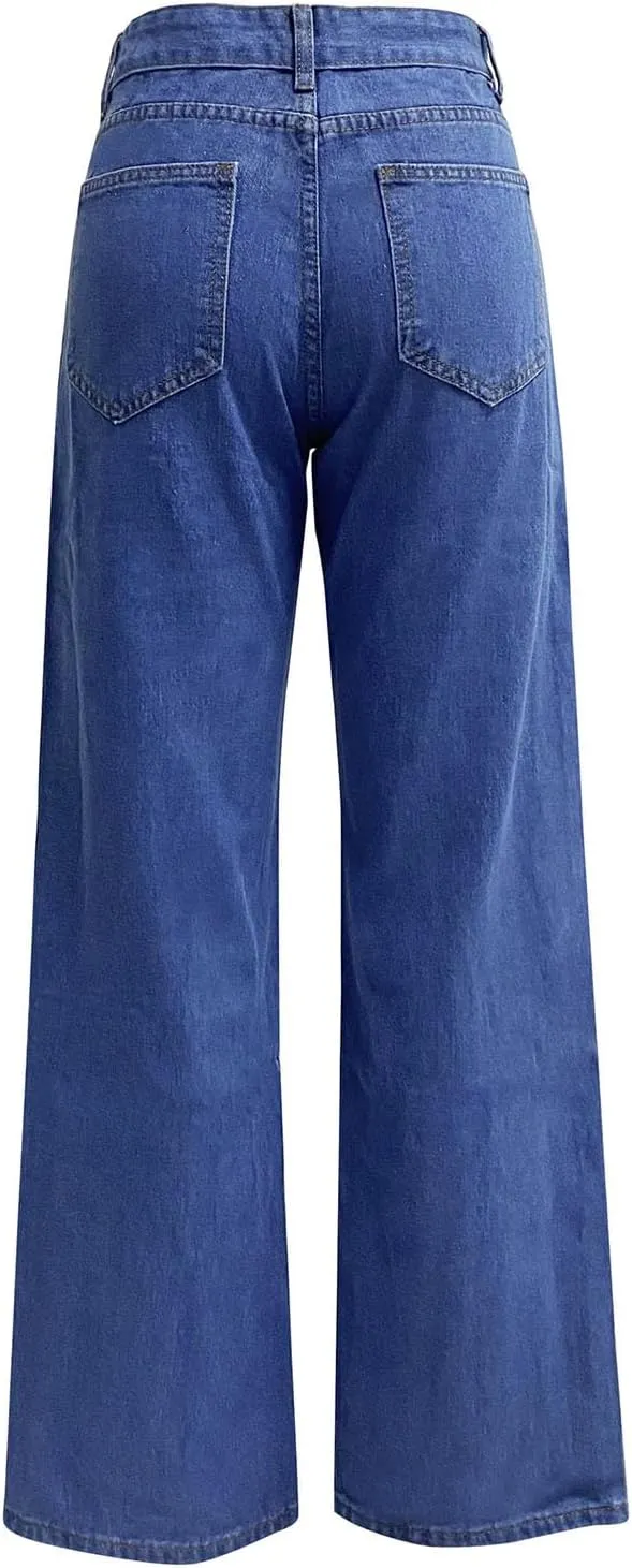 Women's 2024 Modern Skinny Jeans Insta Stretch Juniors Jeans Classic Mid Waisted Bootcut Straight Trendy Denim Pants