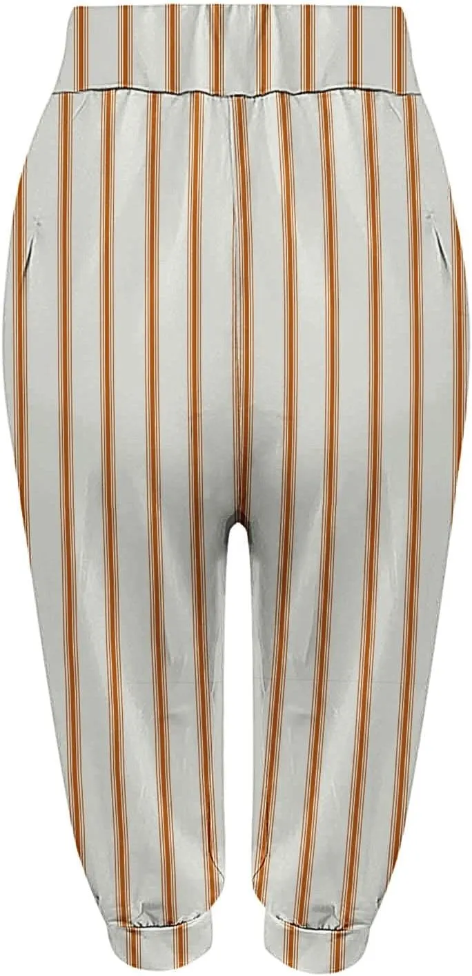 Women's Capri Pants High Waisted Yoga Capris Stretch Lightweight Cozy Cropped Sweatpants Soft Lounge Pajams Leggings